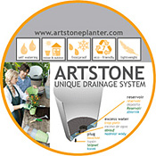 Artstone bloembakken