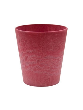 Artstone Claire pot red