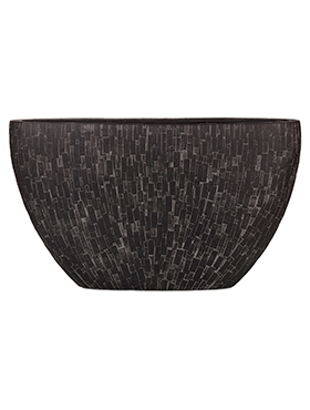 Capi Nature Stone Pot ovaal I zwart