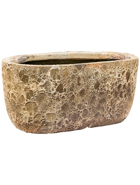 Lava Oval relic beige (glazed inside)