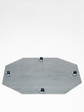 Wielplateaus Bokwiel 4 x 8 mm (max. 45 kg. draagvermogen)