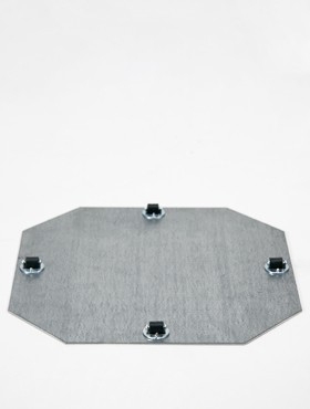 Wielplateaus Bokwiel 4 x 8 mm (max. 45 kg. draagvermogen)