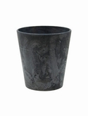 Artstone Claire pot black