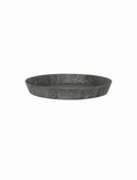 Artstone Saucer Round Black