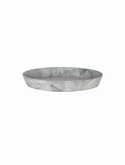 Artstone Saucer Round Grey