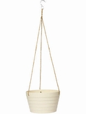 Fibrics Bamboo Hanging Basket Rib White (per 12 st.)