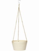 Fibrics Bamboo Hanging Basket Rib White (per 12 st.)