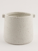 Knob Pot White