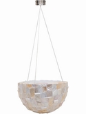 Oceana Pearl Hanging Bowl White